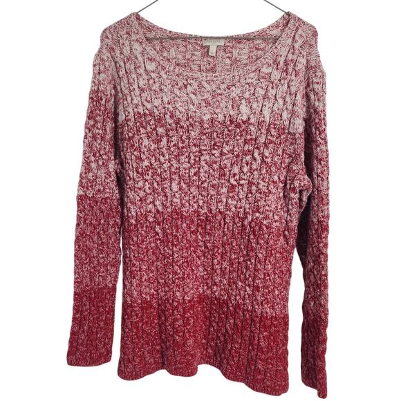 Talbots Color Block Long Sleeve Knit Sweater Womens Size Large L - Picture 1 of 4